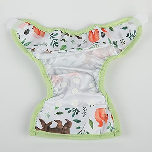 Sigzagor newborn diaper cover double leg gusset detail