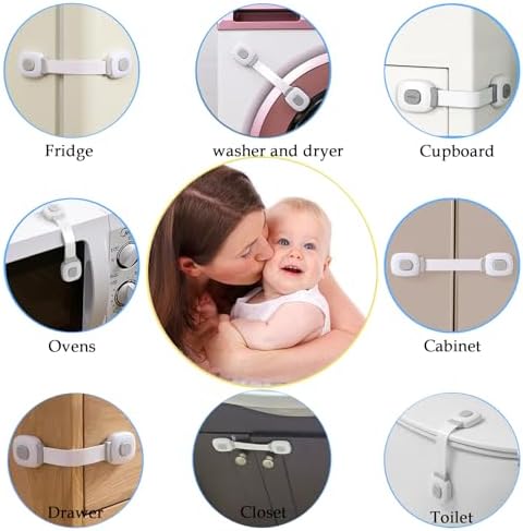 Fursafe&Q multi-purpose grey safety latches pack of two on a neutral background