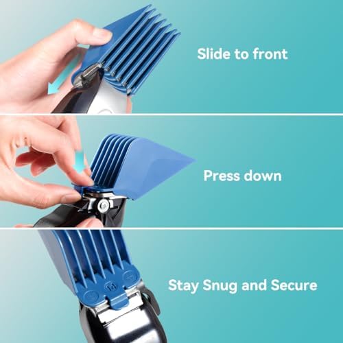 Durable ABS clipper attachment combs for hair styling