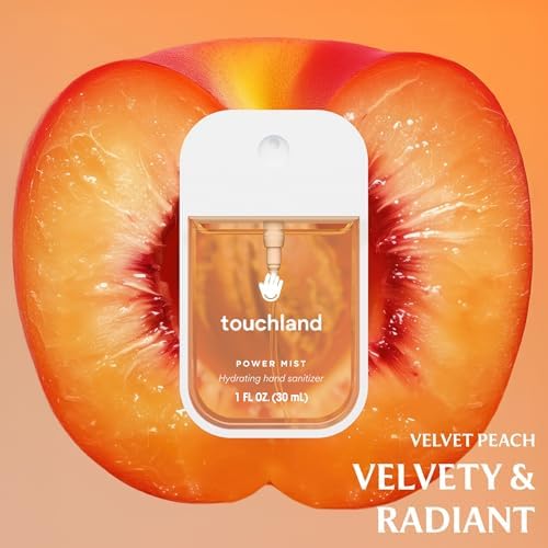 Touchland Hydrating Hand Sanitizer Spray, JUICY Trio Set (Watermelon, Peach, Berry), 1 FL. OZ. Travel Size Power Mist Sprays (Set of 3) - Image 5