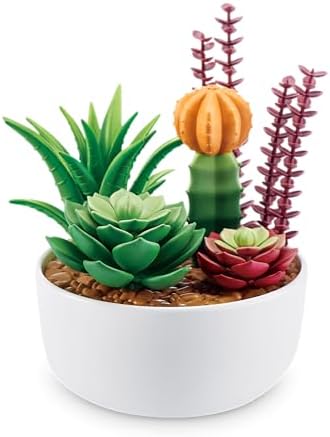 Close up view of the ultra rare scented mini plants and glow in the dark garden features.