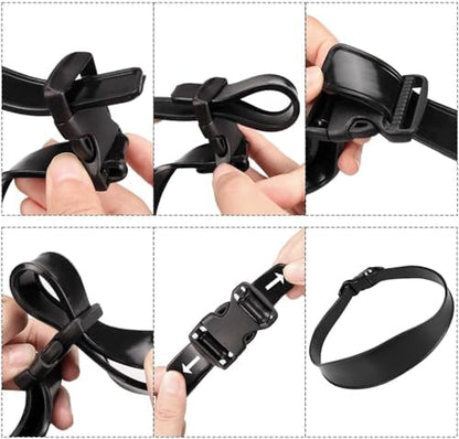 Close up look at the durable hair trimming guide edge highlighting the flexible non slip material.
