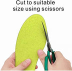 Bottom view of Dr. Foot orthotic inserts showing heel and arch structure.