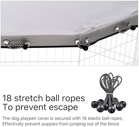 Versatile indoor floor mat and outdoor shade fabric for small animal pens.