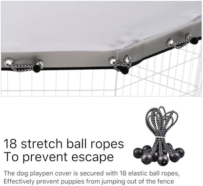 Versatile indoor floor mat and outdoor shade fabric for small animal pens.