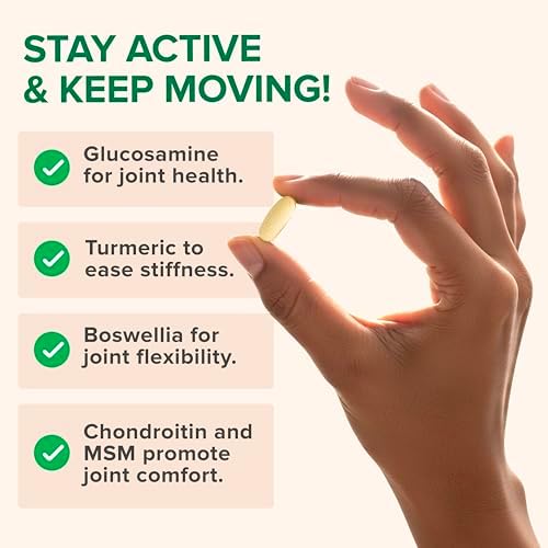 Zenwise Health Joint Support Supplement with Glucosamine Chondroitin MSM, Curcumin & Sulfate - Joint Health for Women & Men - Mobility & Flexibility Support for Knee, Cartilage & Bone - 180 Count - Image 5