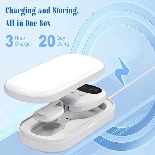 Side profile of the compact Iemegumi wireless transmitter for comfortable sleep.