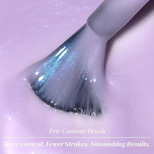 Swatch comparison of Londontown lavender nail brightener on nails