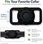 JNLIK dog tracker tag close up highlighting the sleek waterproof seamless construction