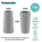 Durable leak proof filter valve fitting adapter showing elastic material properties