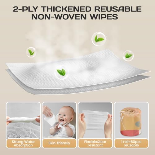 2-in-1 Auto Dry&Wet Wipes Warmer, 3s Smart Dry-to-Wet Warming Technology Portable Wipes Dispenser with Clean Light&Mist Control,Desktop/Wall Mounted Baby Diaper Warmer for Newborns,Outdoor - Image 6