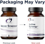 Designs For Health Iodine Synergy ingredients and directions panel