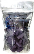 Oceans Wonders ceramic frag plugs showing textured crown surface