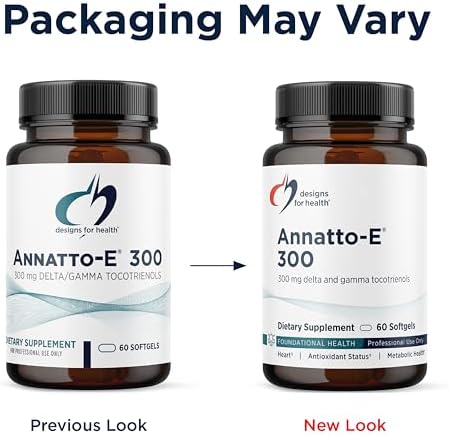 Designs For Health Annatto E active ingredients breakdown