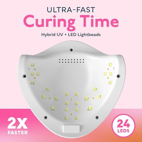 Sunuv nail lamp with base removed for pedicure use