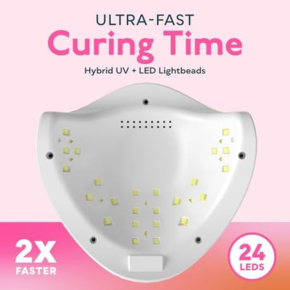 Sunuv nail lamp with base removed for pedicure use
