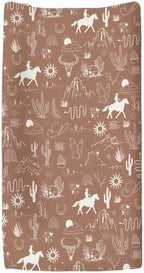 ZoUbqchY desert adventure theme changing pad sheet folded layout