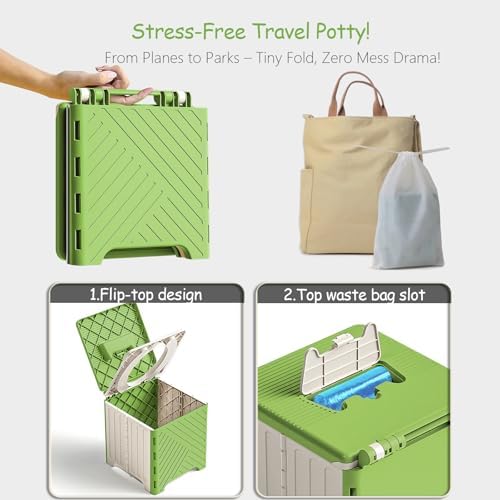 Rhastex compact potty training seat for outdoor use