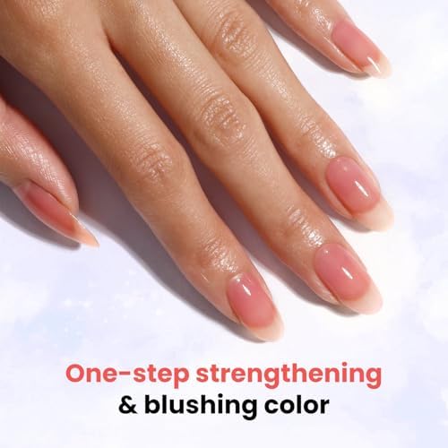 Nails with tinted jelly finish from Londontown Nail Blush