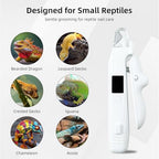 Rechargeable small animal nail grinder perfect for chameleons turtles and geckos