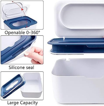 Close up of HFHungkeong wipe dispenser lid and silicone seal mechanism