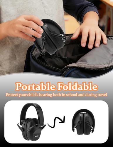 Soft padded cushions on Kimitimi sensory ear muffs