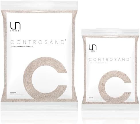 Close up of UNS Controsand Bora white aquarium sand texture