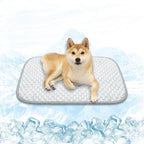 A close-up of the breathable bubble surface on the MICROCOSMOS sleeping pad highlighting the cooling fiber material.