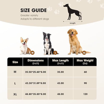 Czpalo Outdoor Elevated Dog Bed for Large Sized Dogs, No-Tool Assembly. | Raised design promotes airflow. Tool-free assembly, easy-to-clean mesh, portable, with anti-skid feet. Indoor/outdoor use. - Image 7