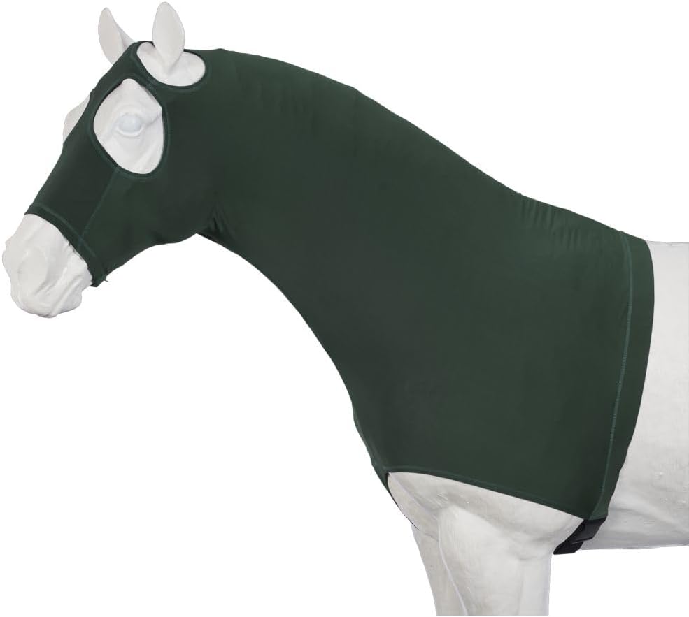 Tough 1 Spandex Mane Stay Hood zipper detail close up view