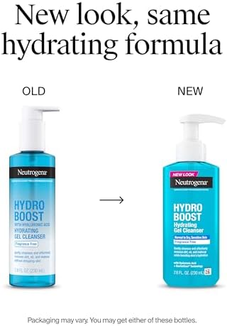 Gentle hydrating cleanser boosting moisture while removing dirt and oil