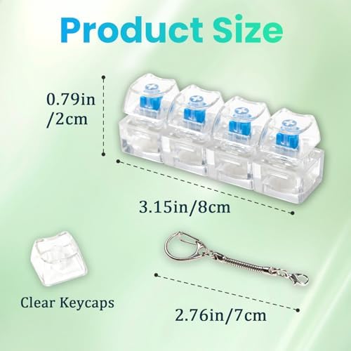 Hunfuthr white tactile sensory gadget for adults showing clear plastic construction