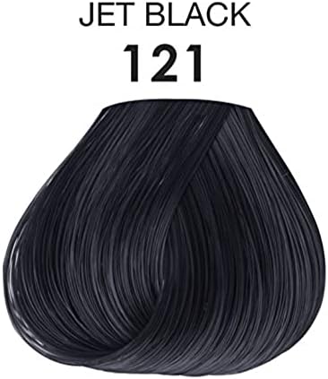 Adore Creative Image conditioning black hair dye bottles showing ammonia free label features