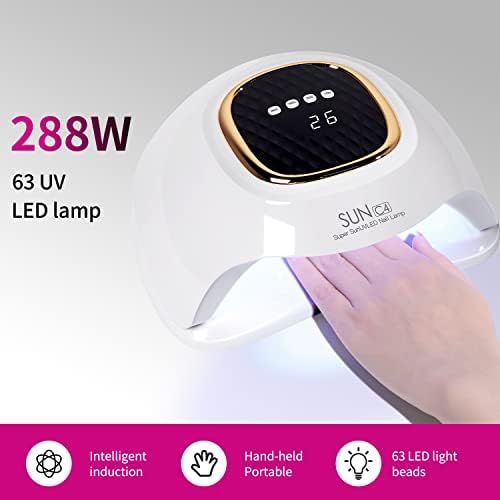 Top view of Mirage Layon professional UV light for gel nails