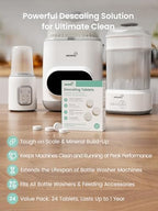 Using Grownsy descaling tablets in a bottle washer