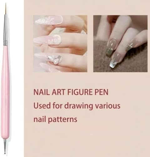 Hnuix professional nail liner and builder gel brush tools