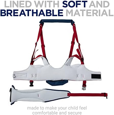 Child learning walk support trainer tool with safety buckles