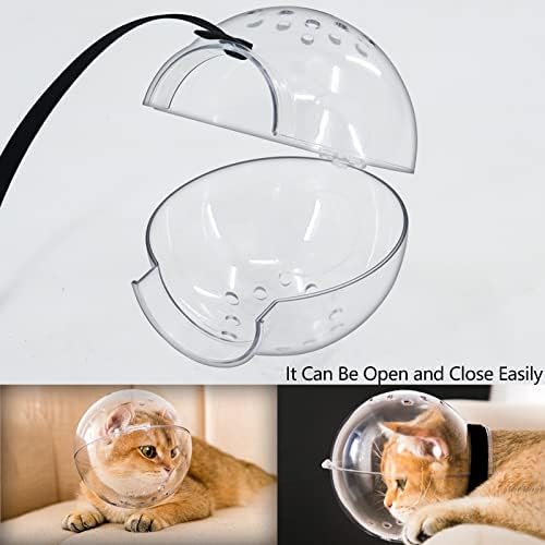 Hoqqf aggressive cat protective mask helmet for safe nail trimming