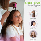 TheNitFairies - Professional Head Lice Comb for Kids/Adults, Unique Comb Design for Effective Head Lice Treatment, Fine Stainless Steel Teeth, Made for All Hair Types (Long, Short, Curly) - Pack of 2 - Image 3