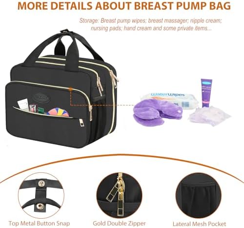 Side profile of Piioser breast milk storage bag
