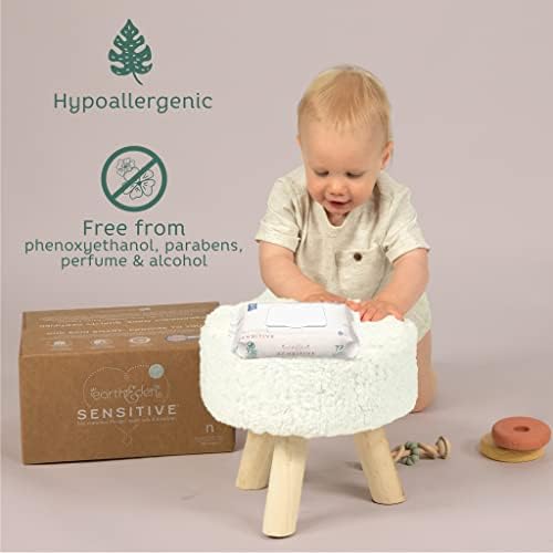 Earth and Eden sensitive wipes National Eczema Association seal