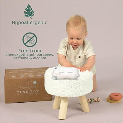 Earth and Eden sensitive wipes National Eczema Association seal