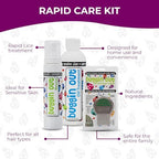 Buggin Out dimethicone oil and mousse for sensitive scalp lice treatment