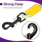 Rock climbing grade nylon rope leash detail