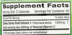 Emerald Labs vegetable capsules bottle side profile