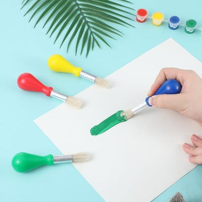 Durable children drawing tools with easy grip handles layout on a white background.