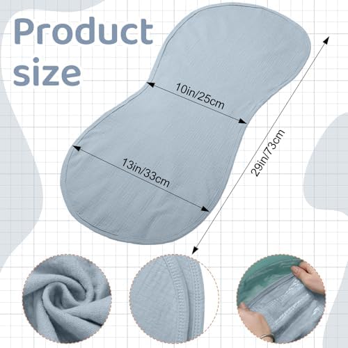 Hahafelt peanut shape changing pad liners folded view