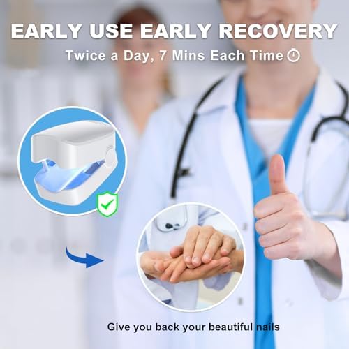 ZZP home use fungal nail treatment machine with 7 minute timer.