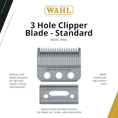 Close up of professional clipper blade teeth 1mm to 3mm
