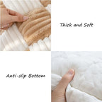 Awjcsv imported plush pet bed mat arranged as a windowsill cushion